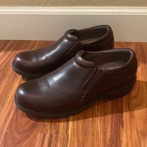 Eastland brown slip ons